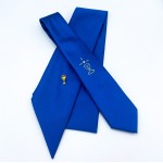 S4 Communion Undated Tie, Sash & Pin Set - Blue 